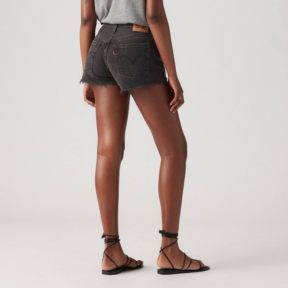 Levis black 501‎ shorts button fly size 31
